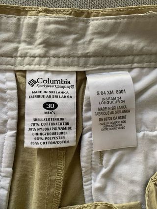 Pantaloncini Columbia Mountain Rimovibili