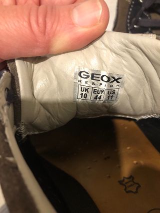 Scarpe uomo Geox 44 blu/marrone