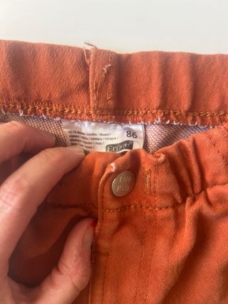 Pantalone bimbo color cachi taglia 86