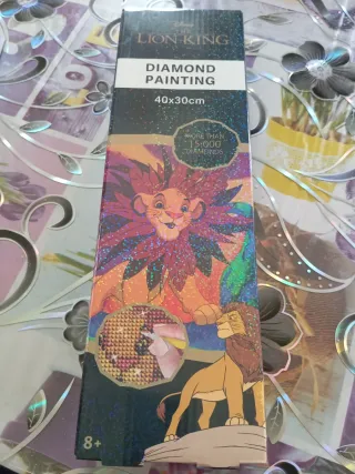 Quadro Diamond Painting Il Re Leone Disney