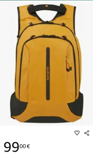 Mochila Samsonite Ekodiver Amarilla