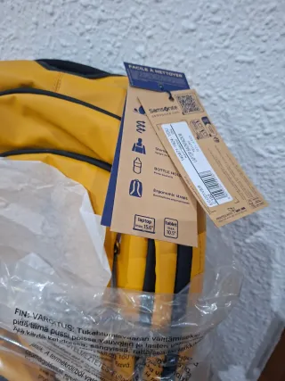 Mochila Samsonite Ekodiver Amarilla