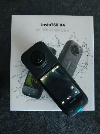Insta360 X4 Cámara 8K 360 Negra