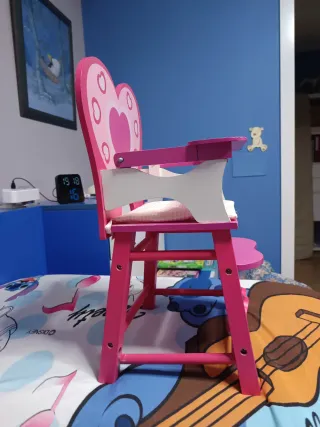 Pack Trona+2 Cunas+armario  para Muñecas