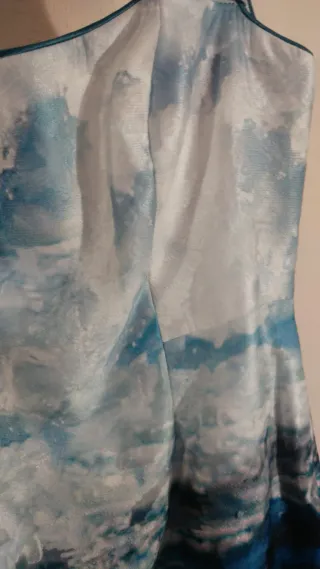 Conjunto de chaqueta y falda estampado