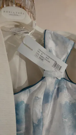 Conjunto de chaqueta y falda estampado