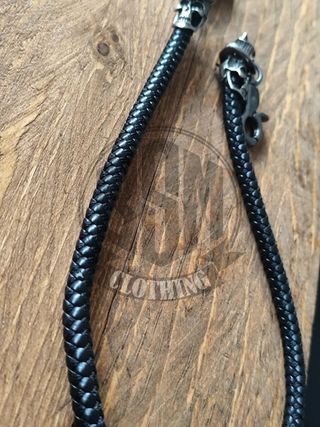 Catena portafoglio con teschio