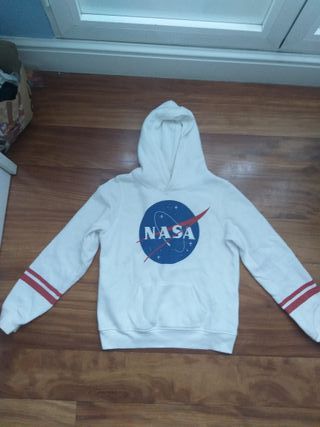 Sudadera NASA H&M Blanca