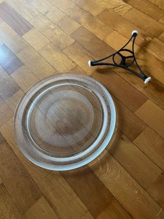 Piastra rotante in vetro per microonde