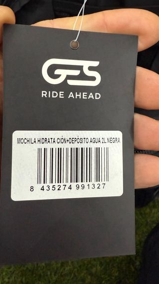 Mochila Ges Ciclismo Running Negra