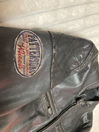 Cazadora Biker Green Coast Talla 50 Negra