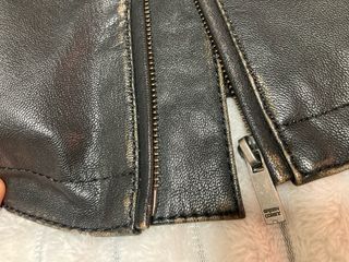 Cazadora Biker Green Coast Talla 50 Negra