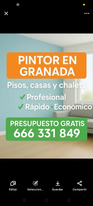 Pintor Profesional Granada quitamos gotelé alisado