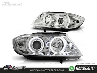 FAROS DELANTEROS OJOS DE ANGEL CCFL PARA BMW SERIE 3 E90 / E91 / BERLINA / TOURING