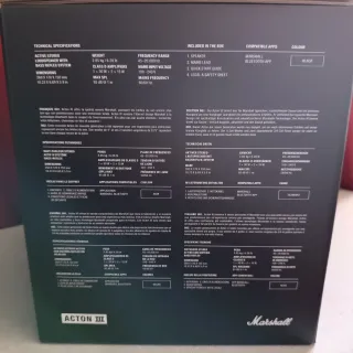 Altavoz Marshall Acton III sin estrenar