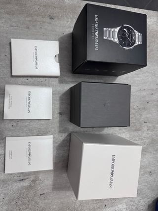 Smartwatch Emporio Armani Nero/Argento