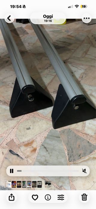 Barre portapacchi Opel Zafira originali