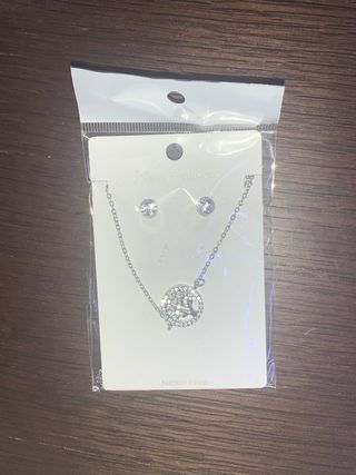 Conjunto Collar y Pendientes Plata