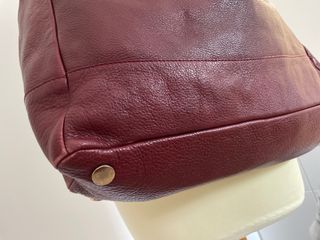 Bolso Uterque Piel Burdeos