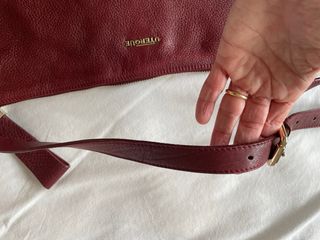 Bolso Uterque Piel Burdeos