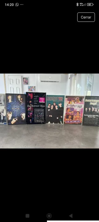 Lotes VHS Backstreet Boys