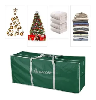 Funda para árbol de Navidad Salcar verde