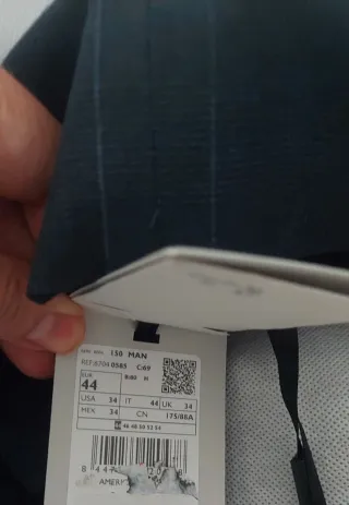 Traje MANGO azul Talla M