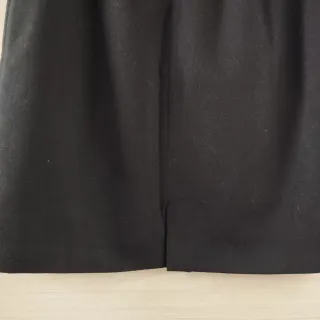 Gonna tubino pura lana nera