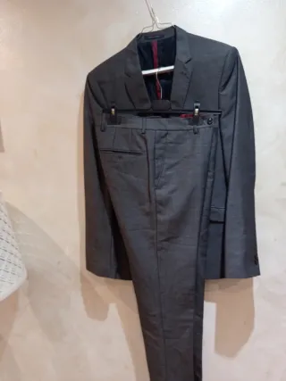Traje Zara Man Gris Talla M