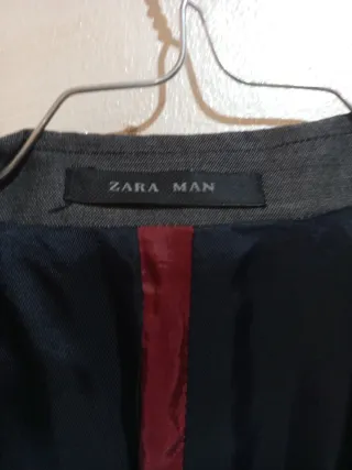 Traje Zara Man Gris Talla M