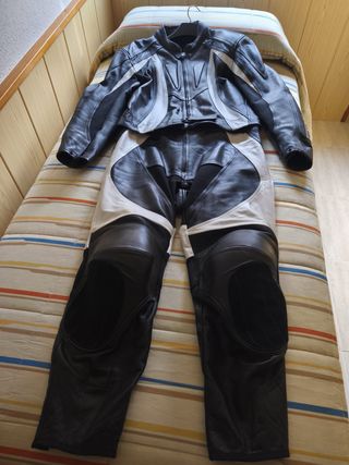 Traje de moto de piel Talla 4XL
