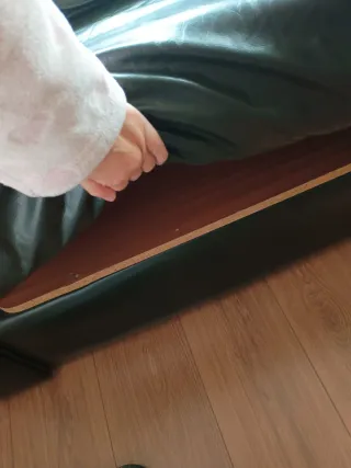 2 Sillónes piel negro