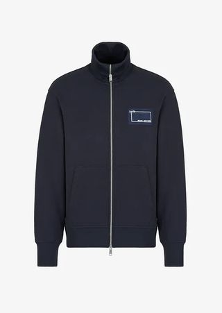 Sudadera Armani Exchange Azul con Etiquetas