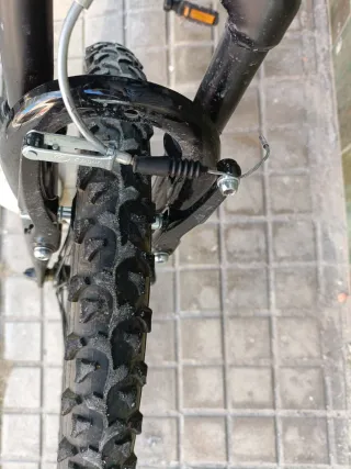 Bicicleta infantil negra