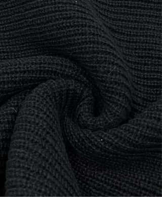 Vestido negro de lana SIN la camisa blanca