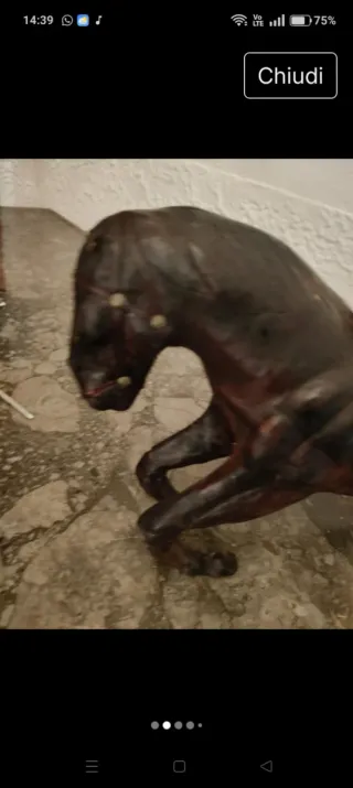 Antiquariato: Scultura cavallo del nonno