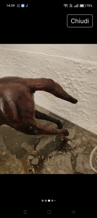 Antiquariato: Scultura cavallo del nonno