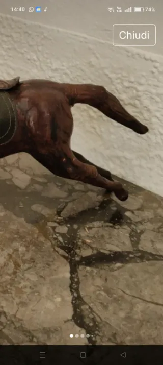 Antiquariato: Scultura cavallo del nonno