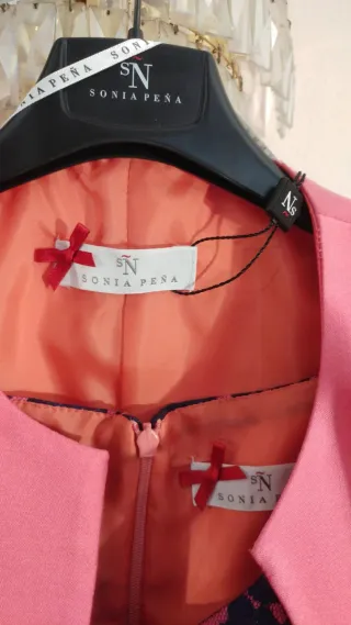 Conjunto vestido y chaqueta Sonia peña