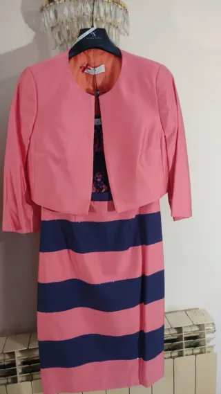 Conjunto vestido y chaqueta Sonia peña