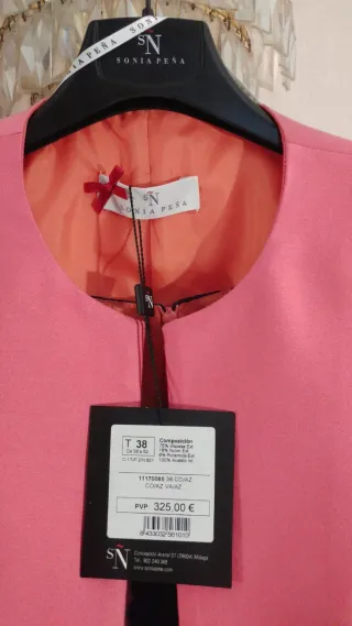 Conjunto vestido y chaqueta Sonia peña