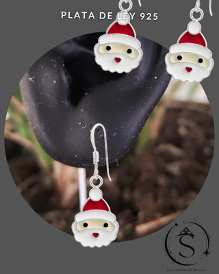 Conjunto Pendiente + Colgante Santa Plata