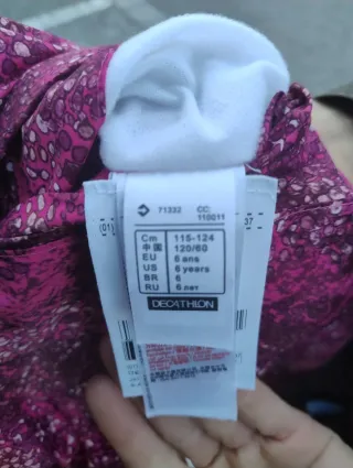 Chaqueta de nieve/esquí infantil