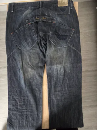 Pantalón Giorgio Armani Vintage Donna Blu