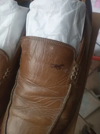 Mocasines TROLLERS de piel marrón talla 43