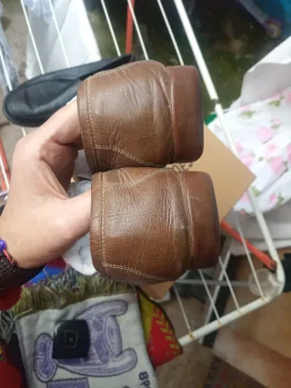 Mocasines TROLLERS de piel marrón talla 43