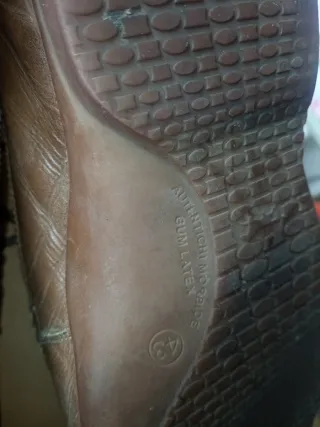 Mocasines TROLLERS de piel marrón talla 43