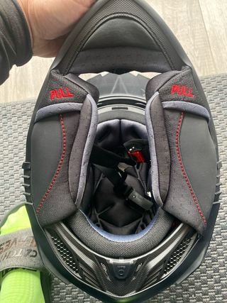 Casco ONeal A-SRS Red Talla S- con pinlock.