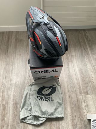 Casco ONeal A-SRS Red Talla S- con pinlock.