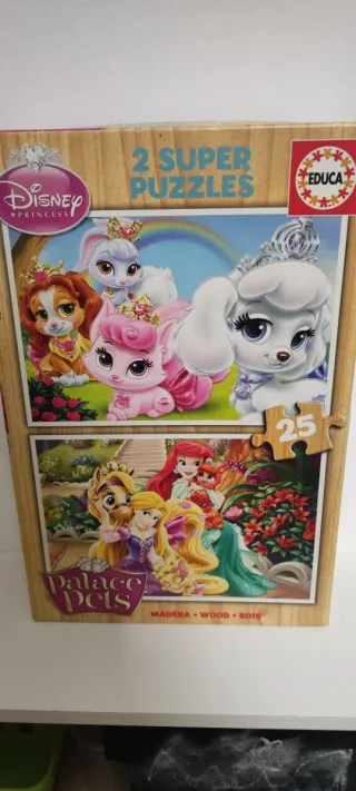 Puzzle Disney Princess Palace Pets 2x25 piezas